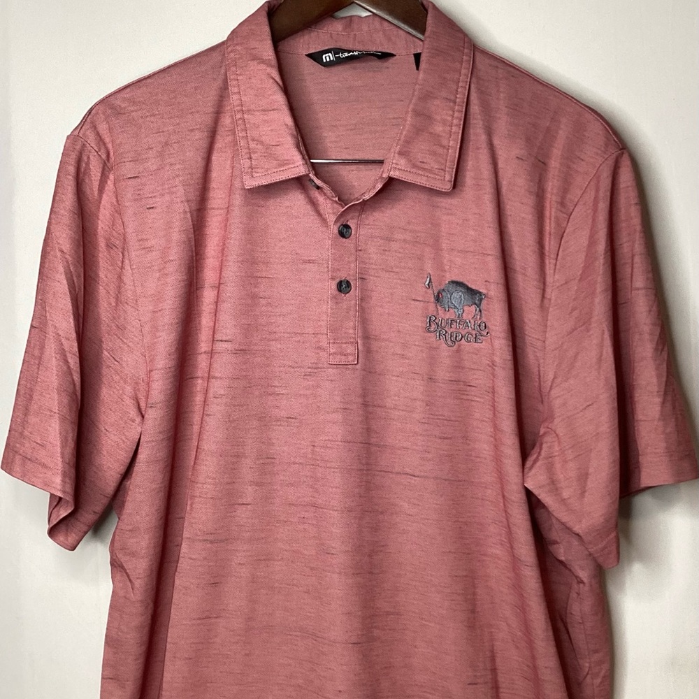 Travis Matthew Men's Rose Polo Shirt BUFFALO RIDGE XXL